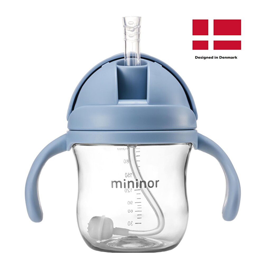 Mininor Tritan Alıştırma Bardağı 220 ml - Nordic Sky Blue