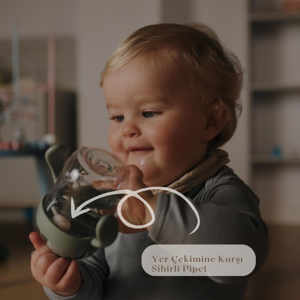 Tritan Alıştırma Bardağı 220 ml - Nordic Sky Blue