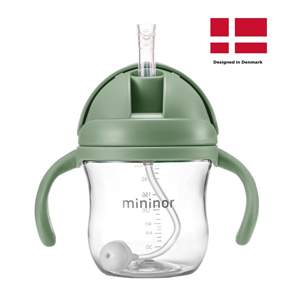 Mininor Tritan Alıştırma Bardağı 220 ml - Willow Green