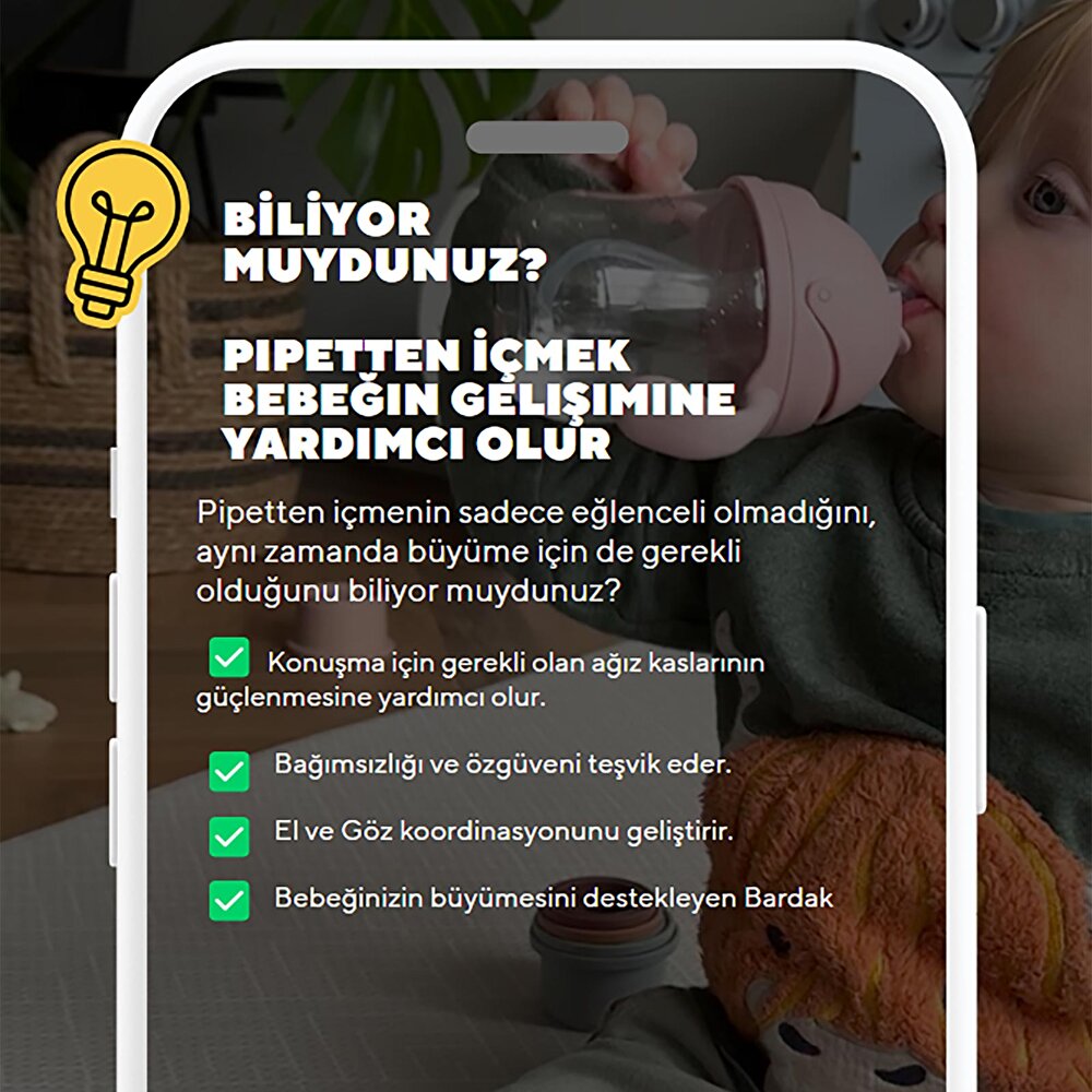 Tritan Alıştırma Bardağı 220 ml - Willow Green