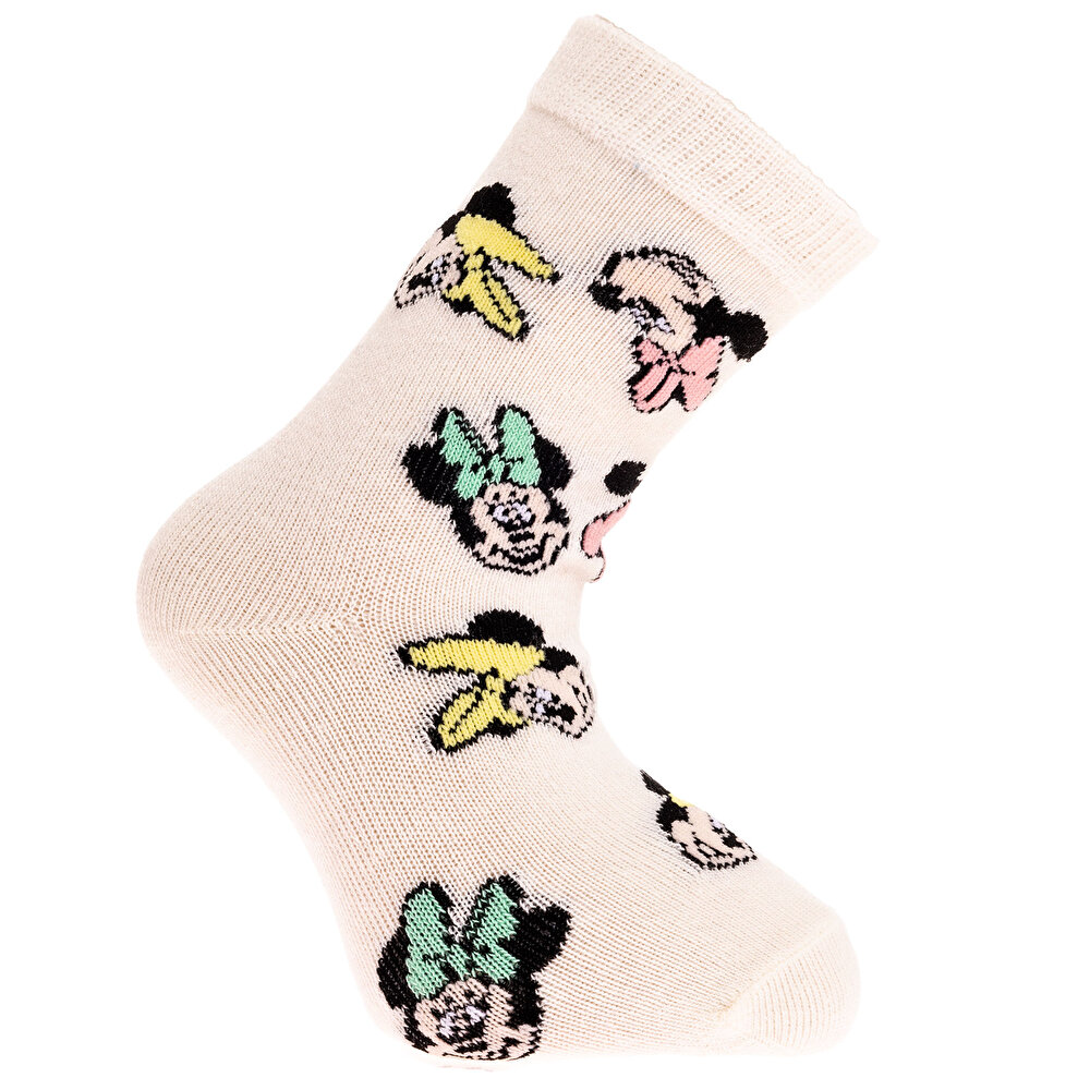 Minnie Mouse 3lü Soket Çorap Kız Bebek