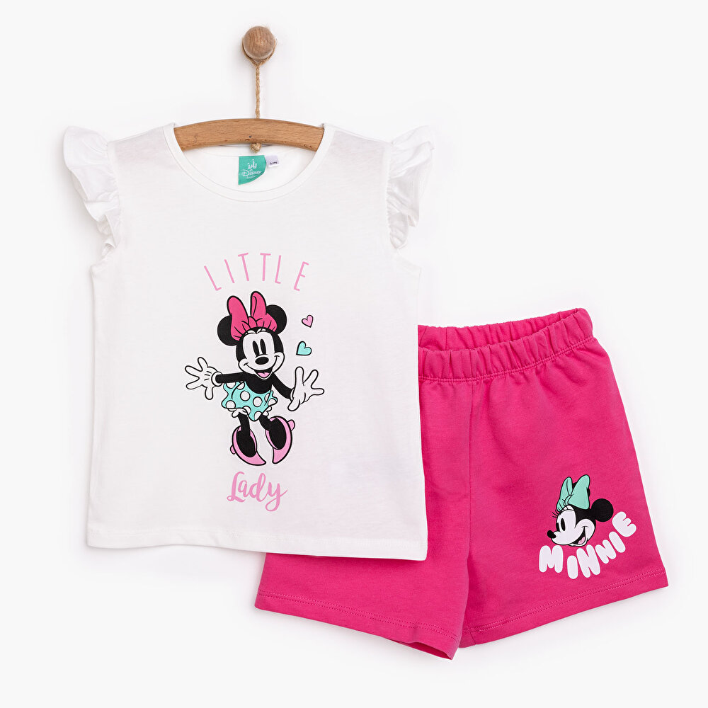 Minnie Mouse Kız Tshirt-Şort Kız Bebek