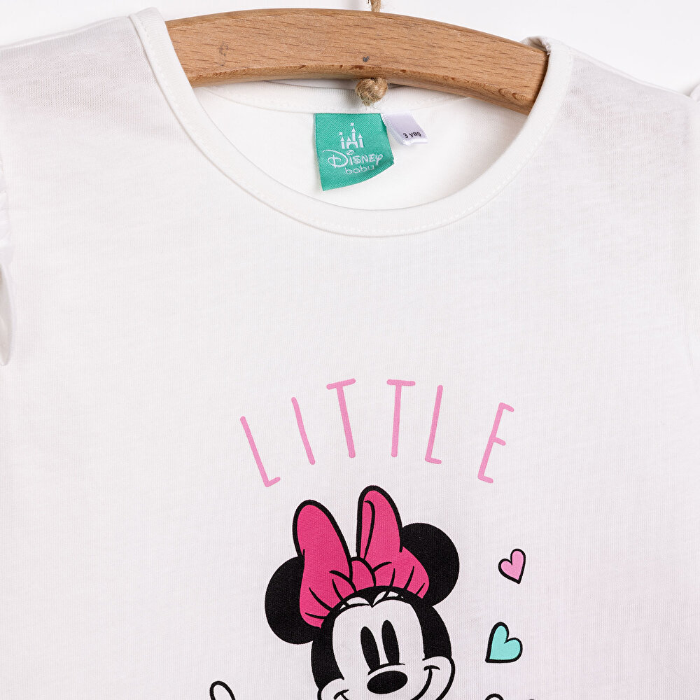 Minnie Mouse Kız Tshirt-Şort Kız Bebek