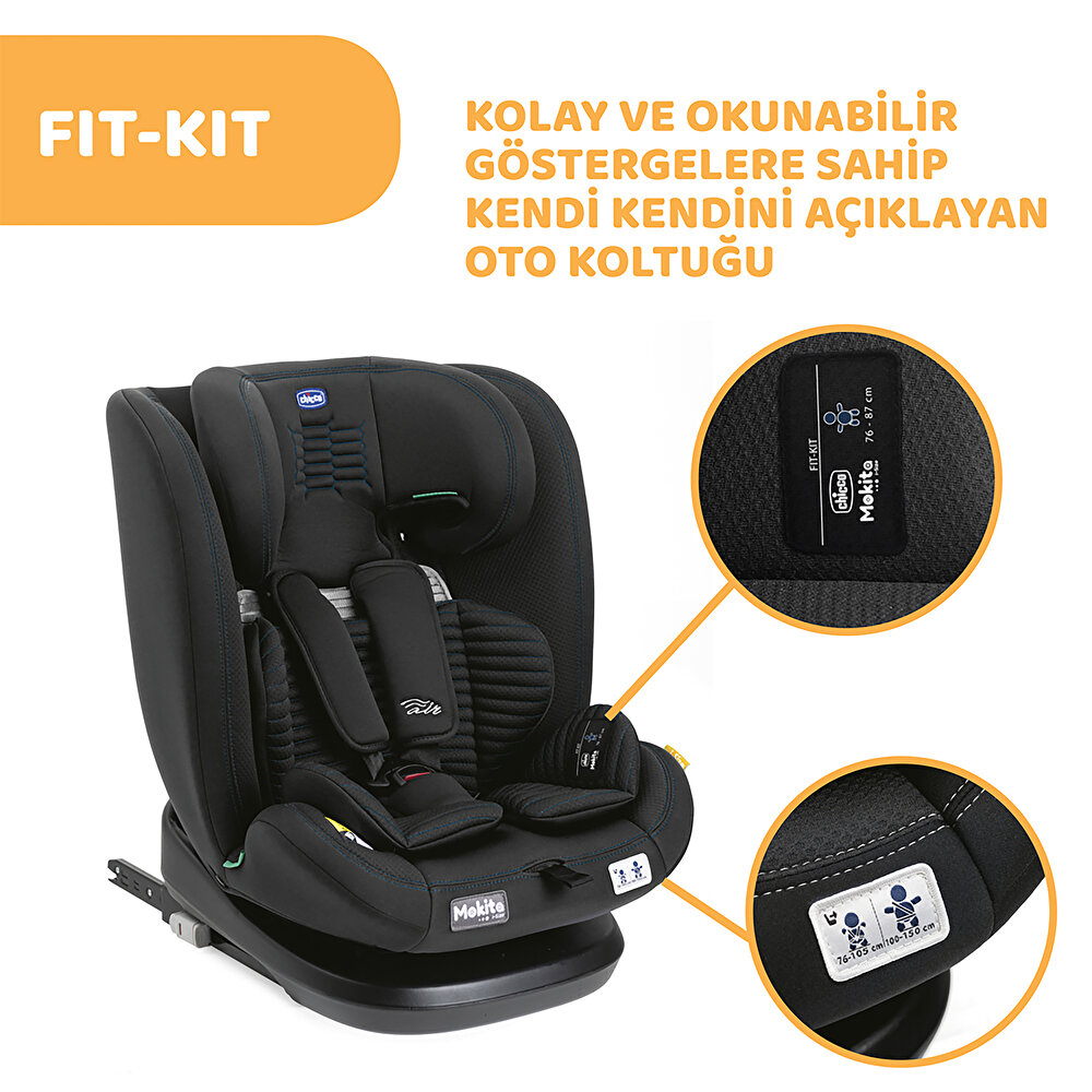 Mokita I-Size Oto Koltuğu 76-150 cm - 9-36 Kg