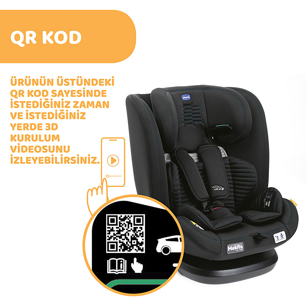 Mokita I-Size Oto Koltuğu 76-150 cm - 9-36 Kg