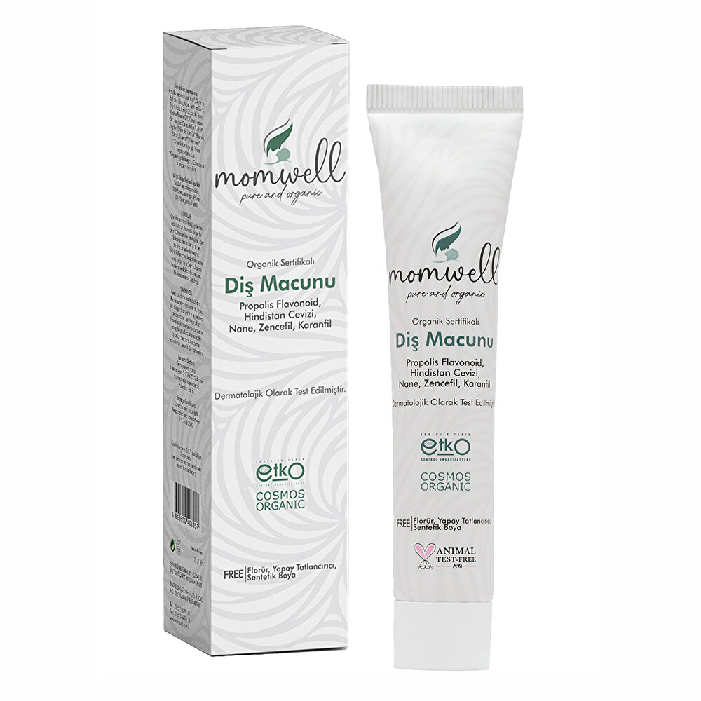 Momvell Organik Diş Macunu 75 ml