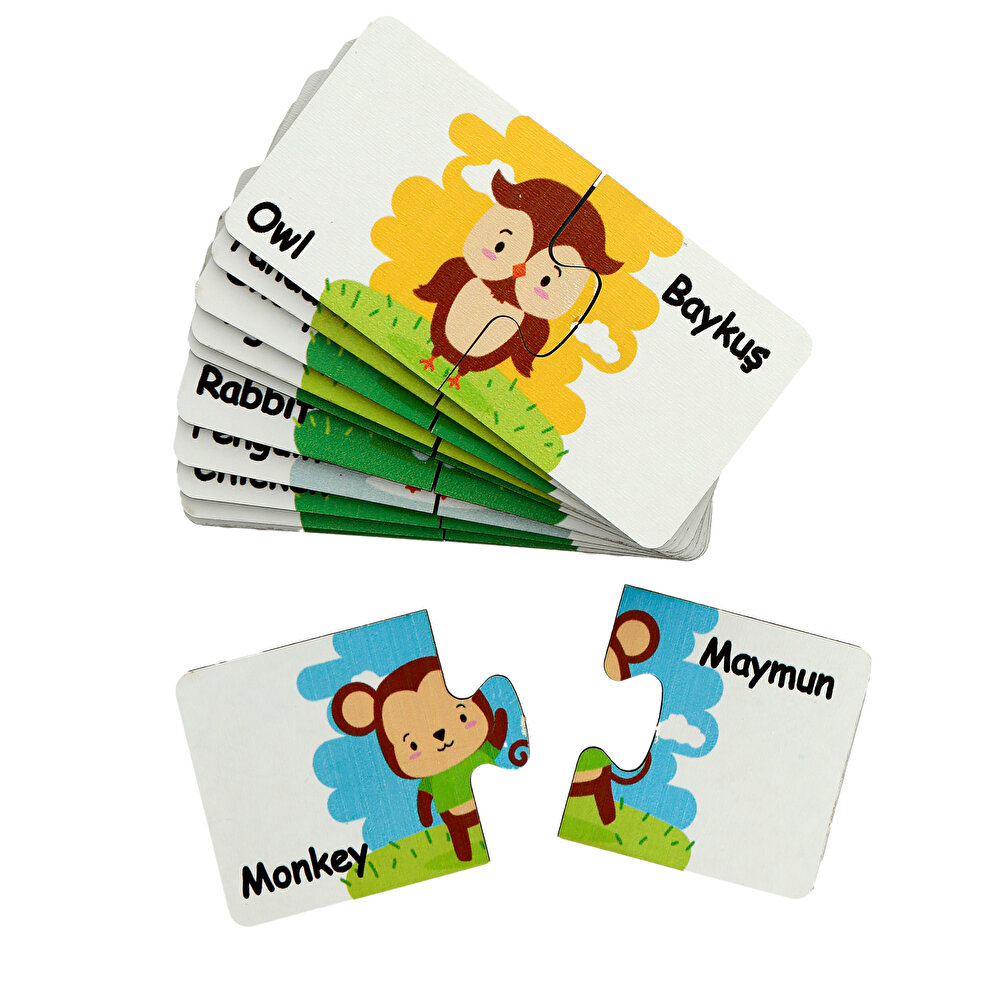 Montessori 24'lü Eşleştirme Puzzle