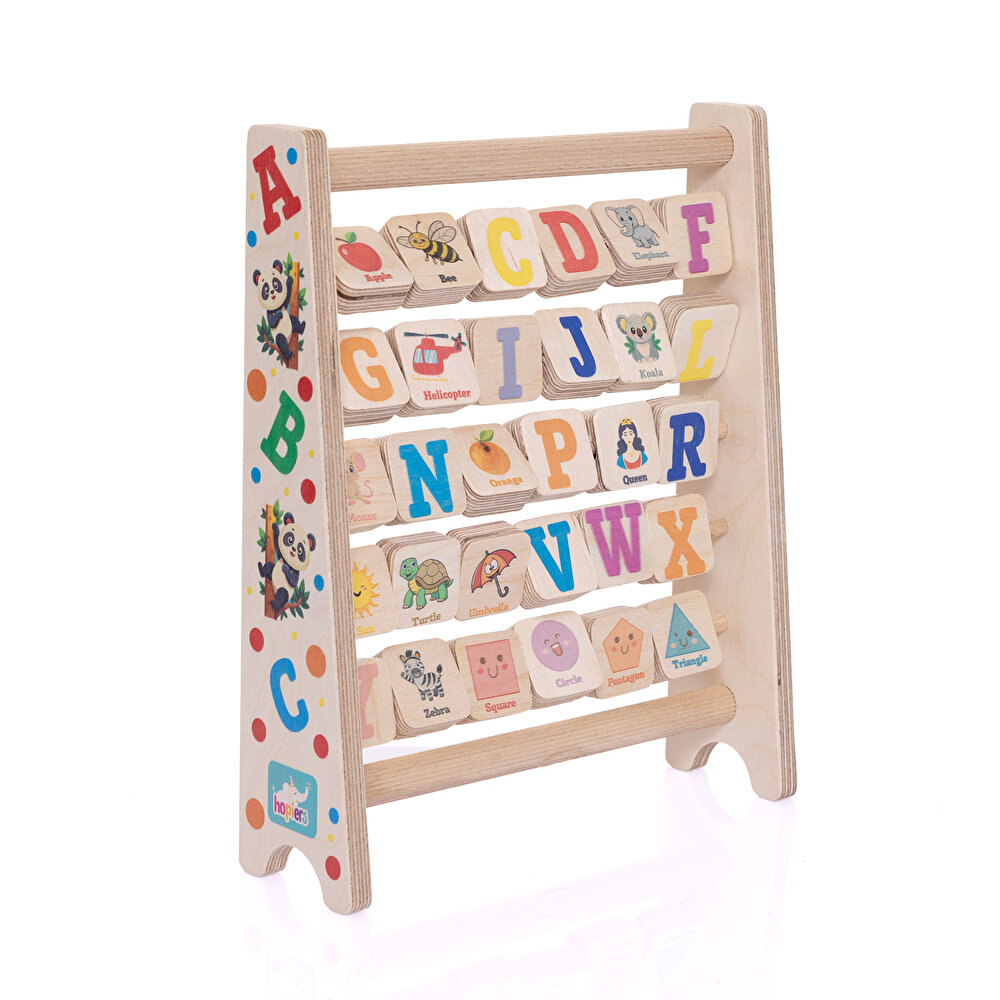 Montessori Ahşap Alfabe Abaküs