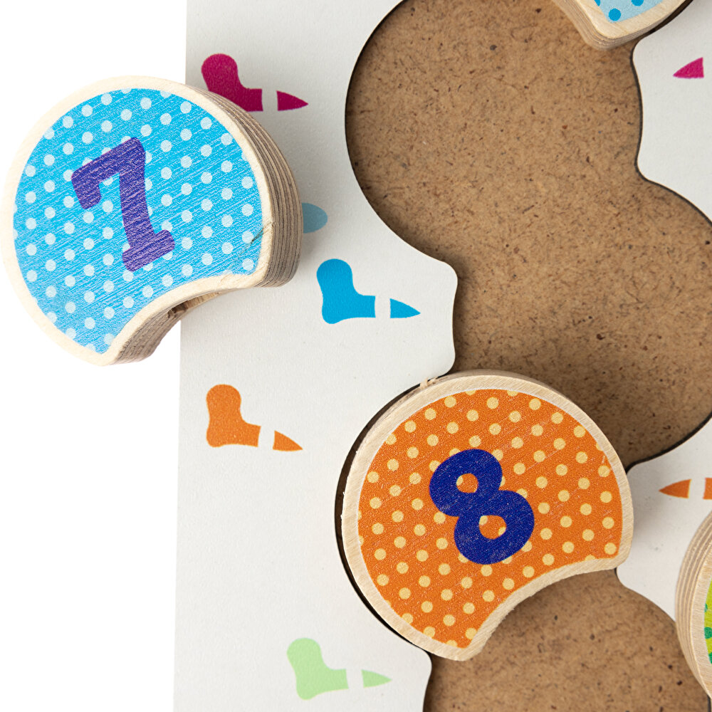 Montessori Tırtıl İpe Dizme oyunu