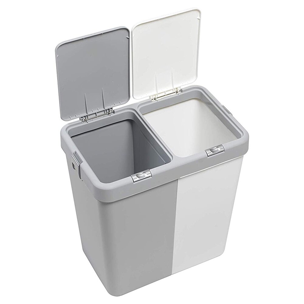 Çok Amaçlı Çift Bölmeli 80 Litre Çamaşır - Kirli Sepeti