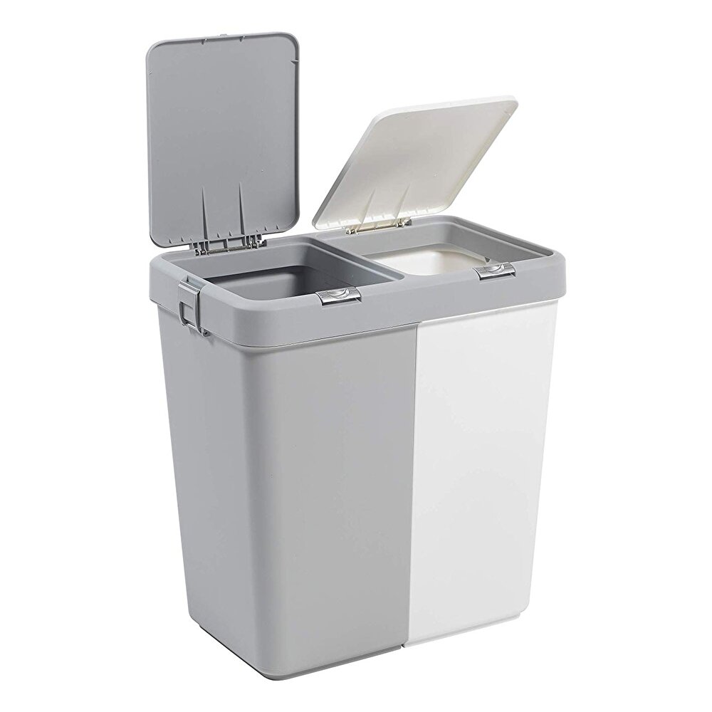 Çok Amaçlı Çift Bölmeli 80 Litre Çamaşır - Kirli Sepeti