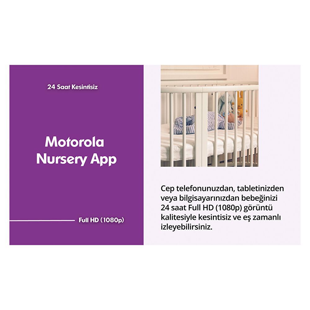 PIP 1510 FHD Wifi CONNECT Bebek Kamerası 5 inç LCD