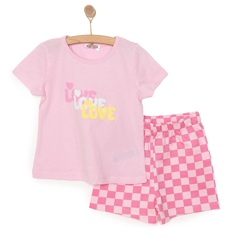 Motto Girl Tshirt-Şort