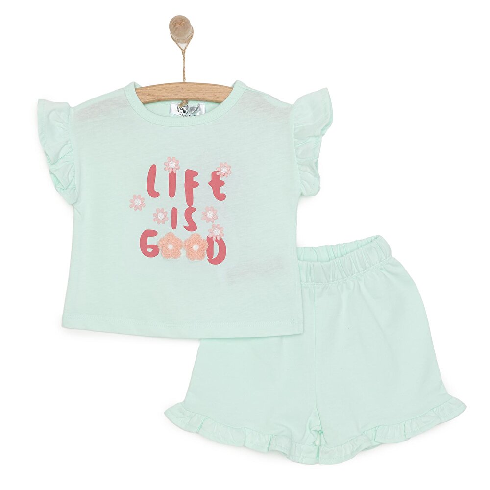 Motto Girl Tshirt-Şort