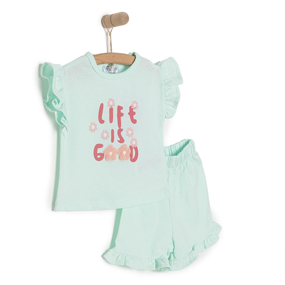 Motto Girl Tshirt-Şort