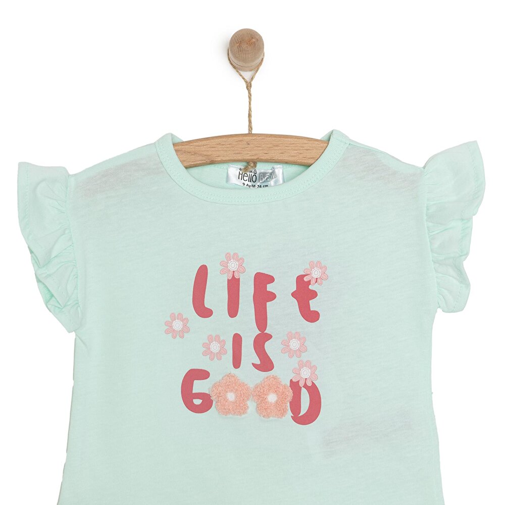 Motto Girl Tshirt-Şort