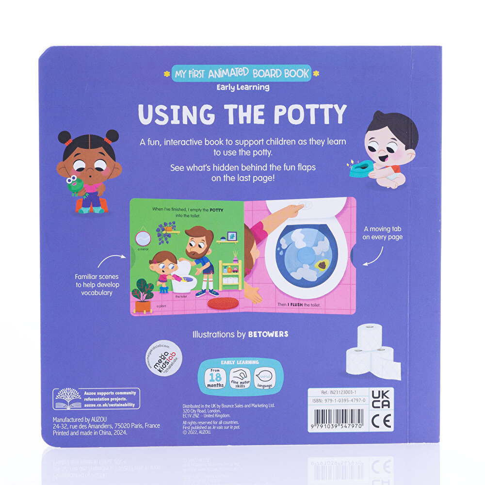 My First Animated Board Book: Using the Potty (Early Learning)/Hareketli İngilizce Tuvalet Eğit