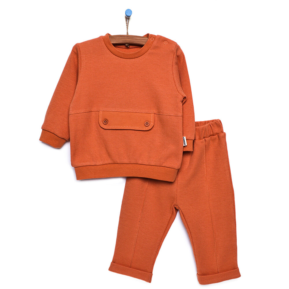 My Little Boy Sweatshirt-Patiksiz Alt Erkek Bebek