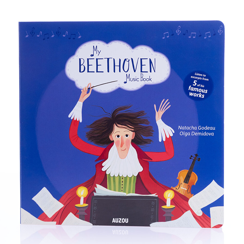 My Music Series: My Beethoven Music Book ingilizce müzikli sesli kitap