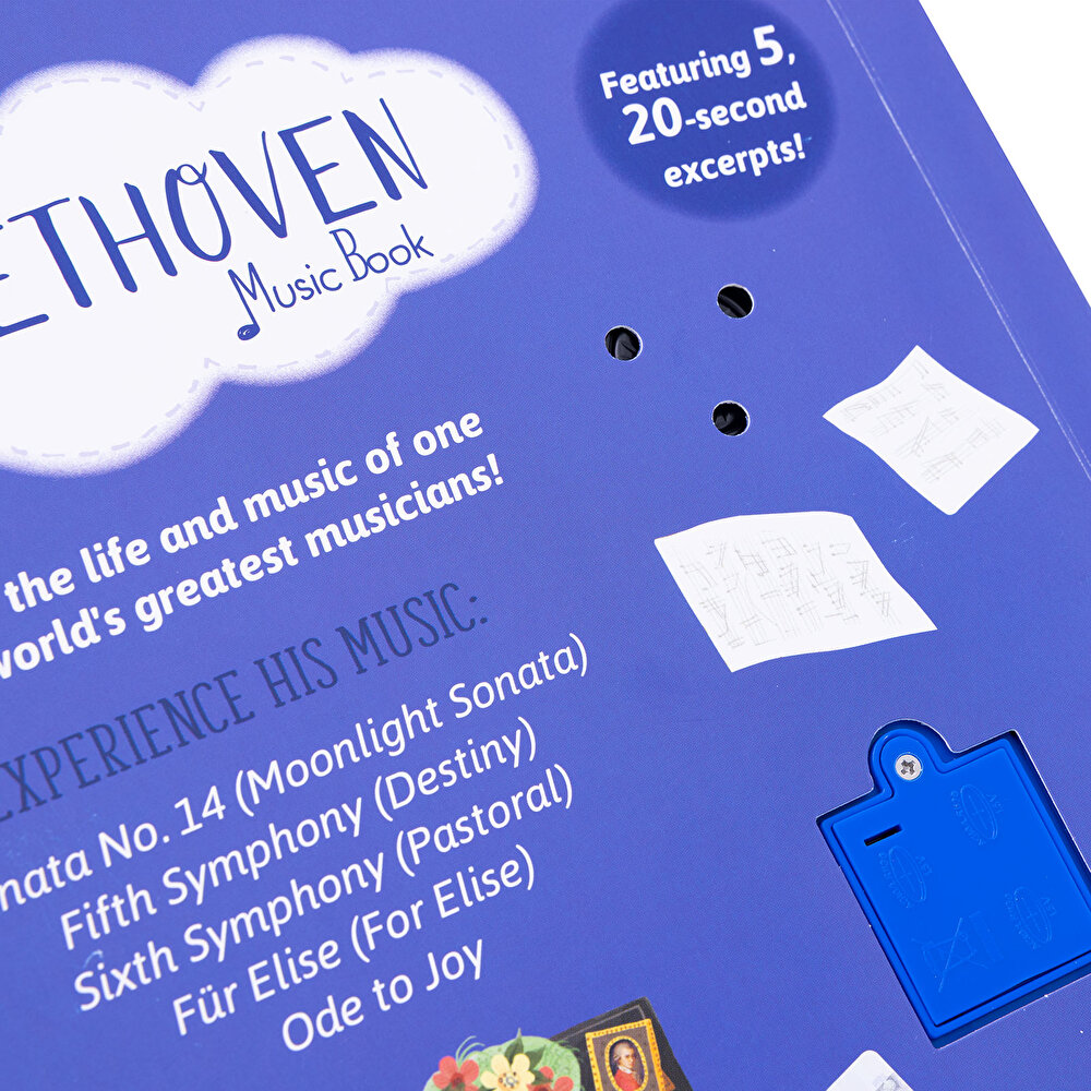 My Music Series: My Beethoven Music Book ingilizce müzikli sesli kitap