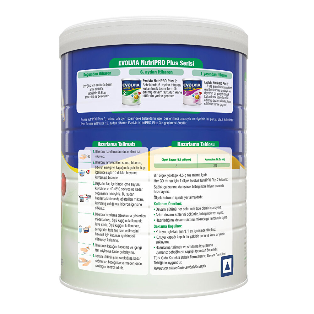 Nutripro Plus 2 Devam Sütü 800 gr 6-12 Ay