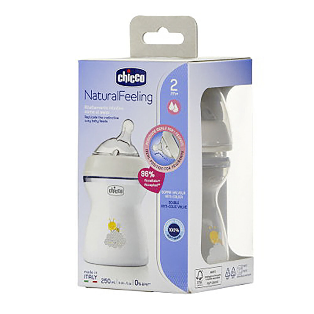 Natural Feeling PP Biberon 250 ml 2+ Ay