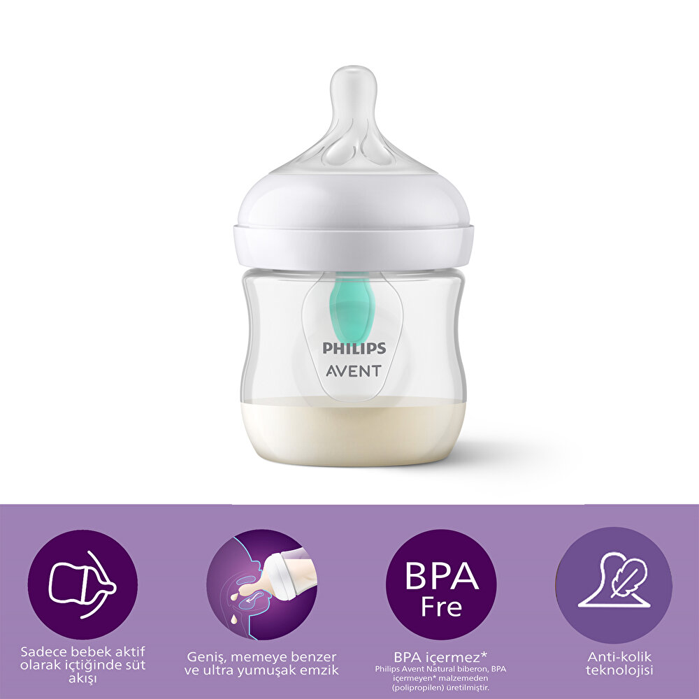 Natural Response PP Anti-Kolik Biberon 125ml 0+ Ay