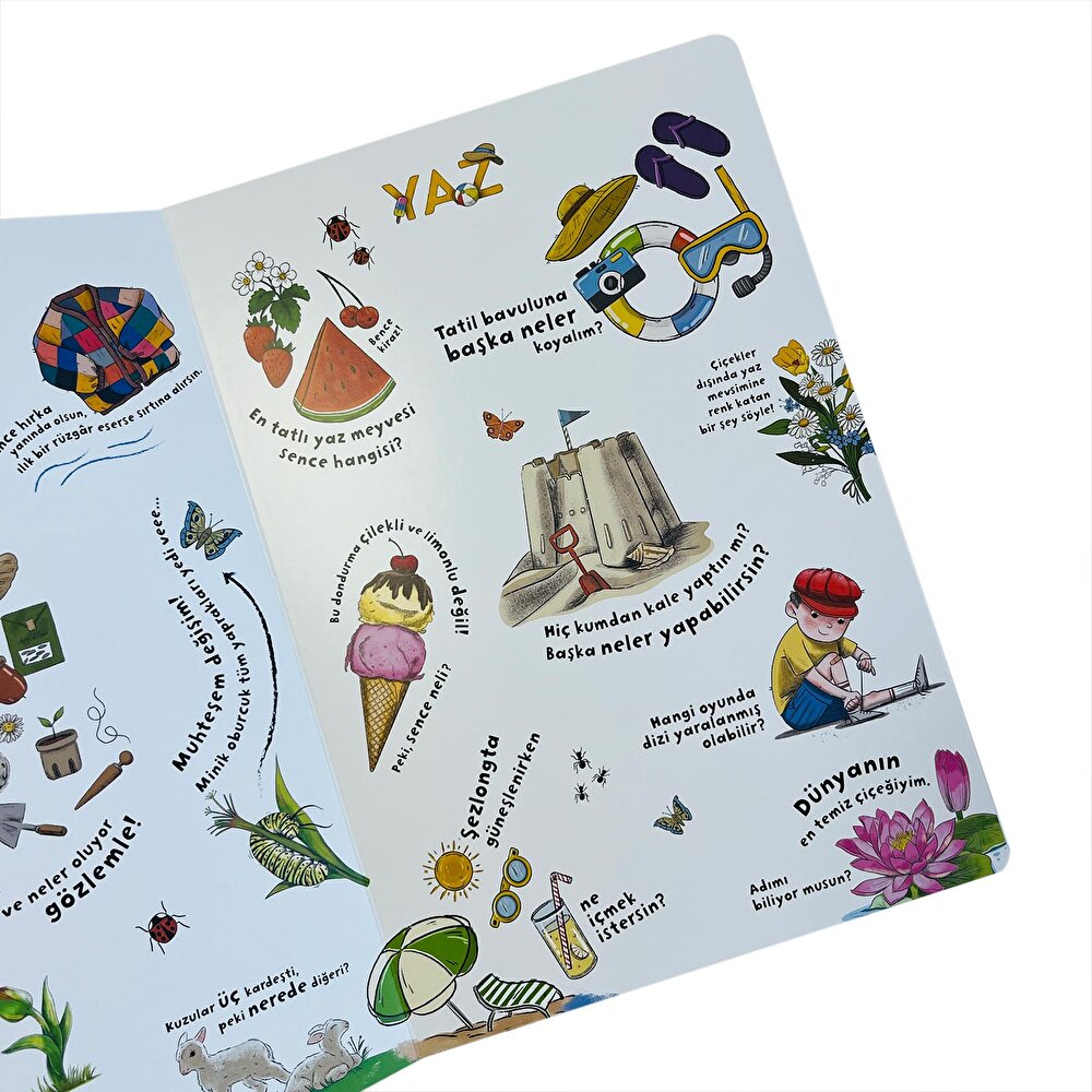 Ne Sorsan Bilir Minik - Benim İlk Mevsimler Kitabım