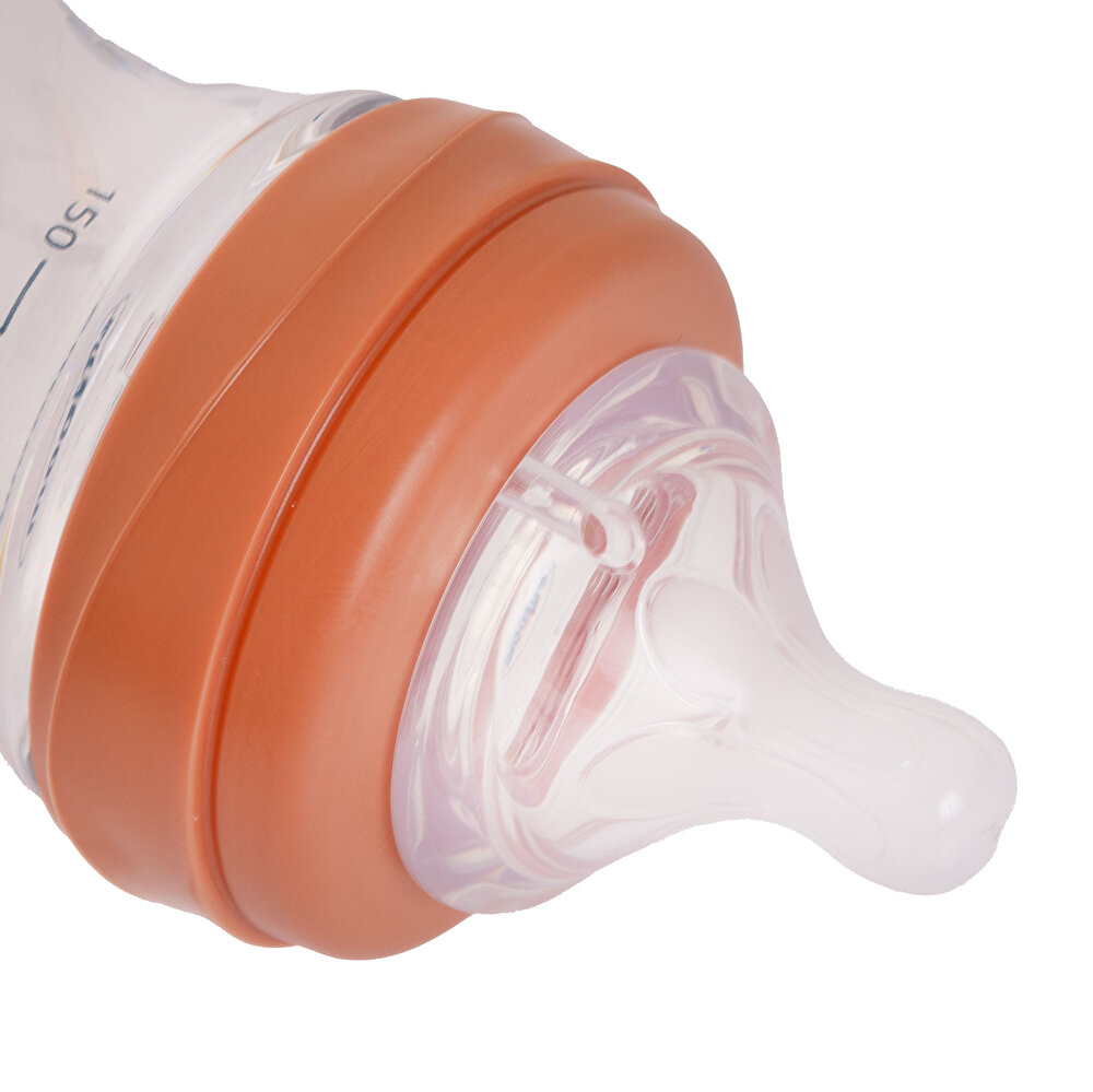 Neutra Tritan Biberon 150 ml 0-6 Ay Yavaş Akış Mercan Pembe