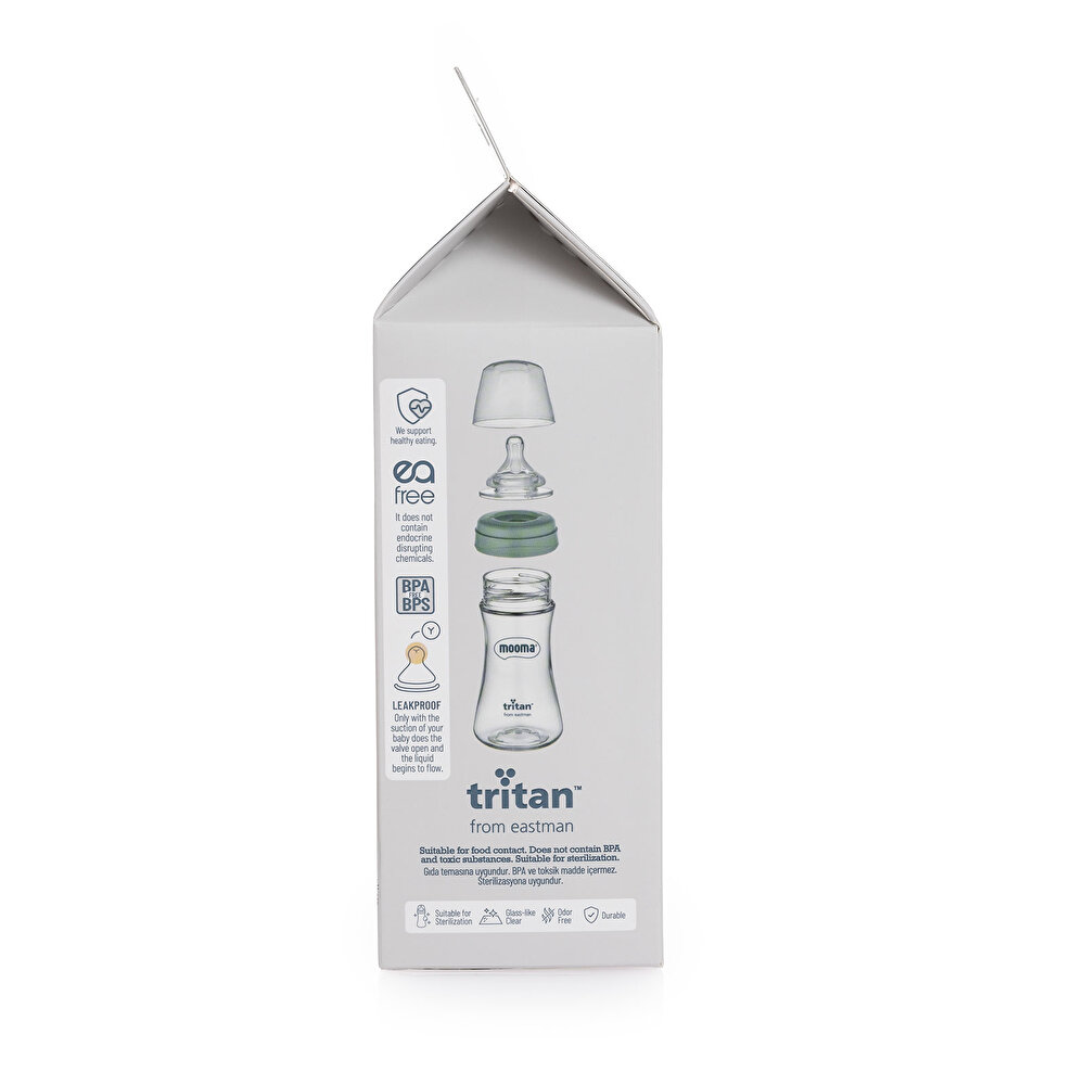 Neutra Tritan Biberon 250 ml 6-18 Ay Orta Akış Çağla Yeşili