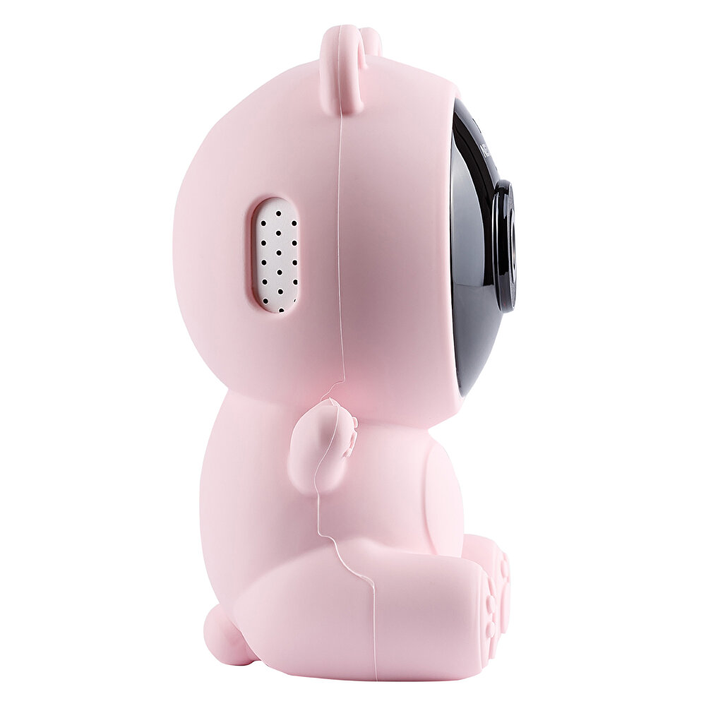 Ninni Söyleyen Gece Görüşlü IP Bebek İzleme Kamerası Pembe - APP ile kontrol