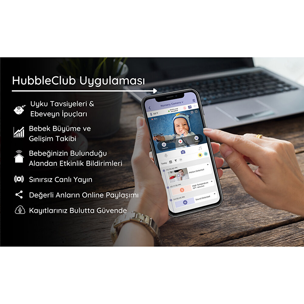 Nursery Pal Cloud Wifi-connect 5’’ Dijital Ekranlı Bebek Kamerası