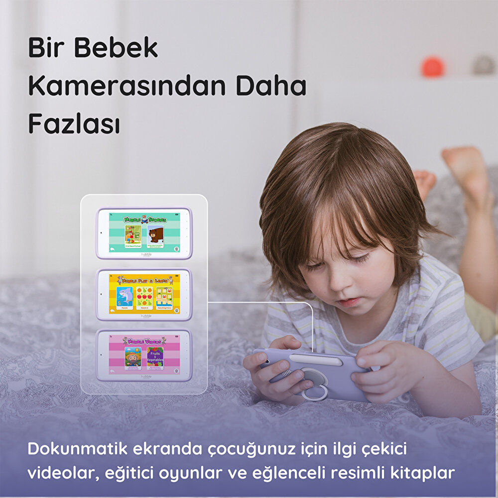 Nursery Pal Deluxe 5’’ Dokunmatik Ekranlı WİFİ Pilli Bebek Kamerası