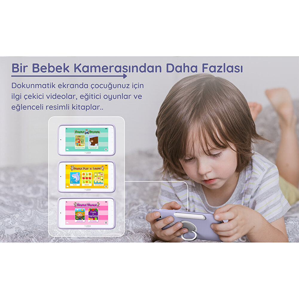 Nursery Pal Deluxe 5’’ Dokunmatik Ekranlı WİFİ Pilli Bebek Kamerası