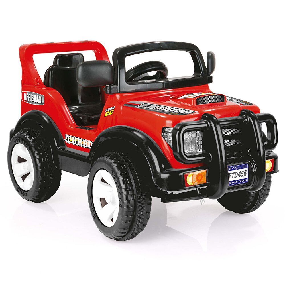 Off Road 6 V Akülü Araba Uzaktan Kumandalı 4*2 Kırmızı