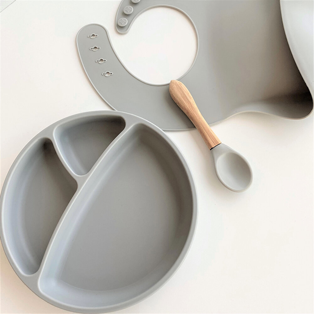 BLW Beslenme Seti II Aqua Green Tabaklı