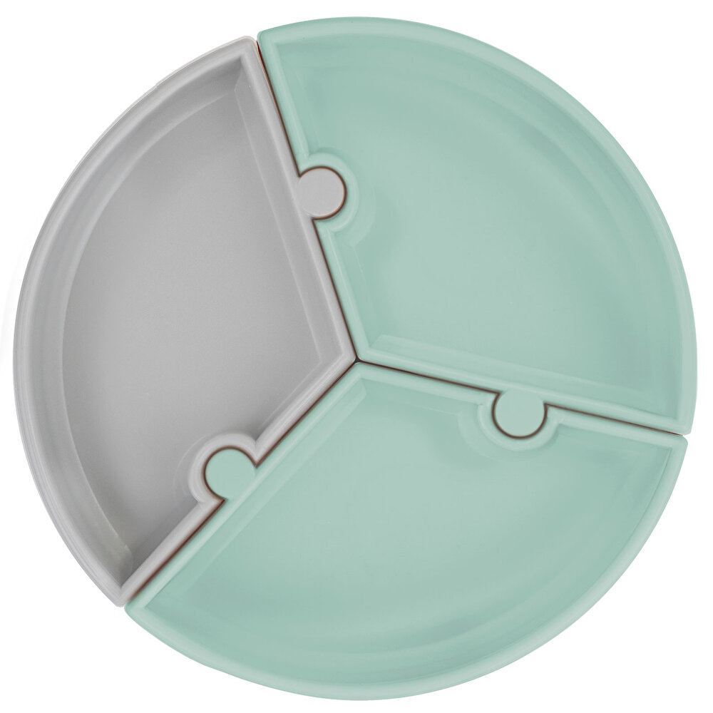 Silikon Puzzle Tabak - River GreenPowder Grey