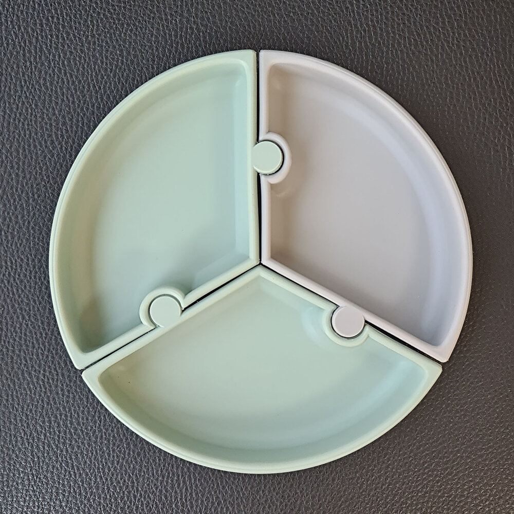 Silikon Puzzle Tabak - River GreenPowder Grey