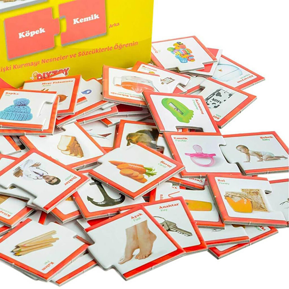 Dıy Toy Okul Öncesi İlişki Kurma Eğlenceli Bulmacalar