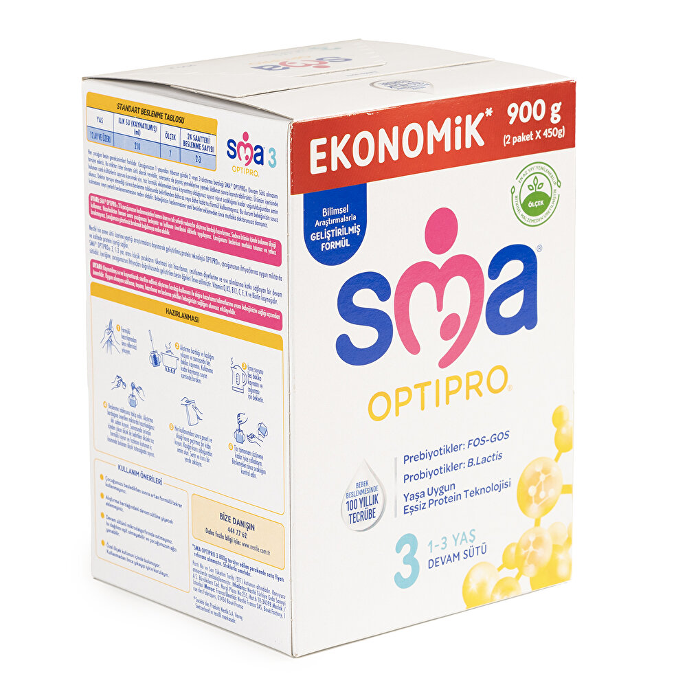 OPTİPRO PROBİYOTİK 3 DEVAM SÜTÜ 900 GR 1-3 YAŞ