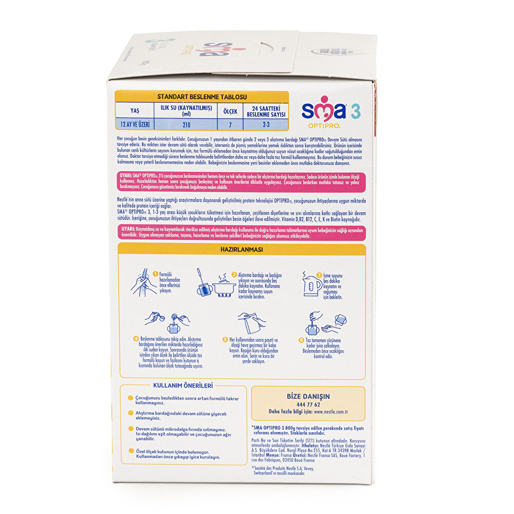 OPTİPRO PROBİYOTİK 3 DEVAM SÜTÜ 900 GR 1-3 YAŞ