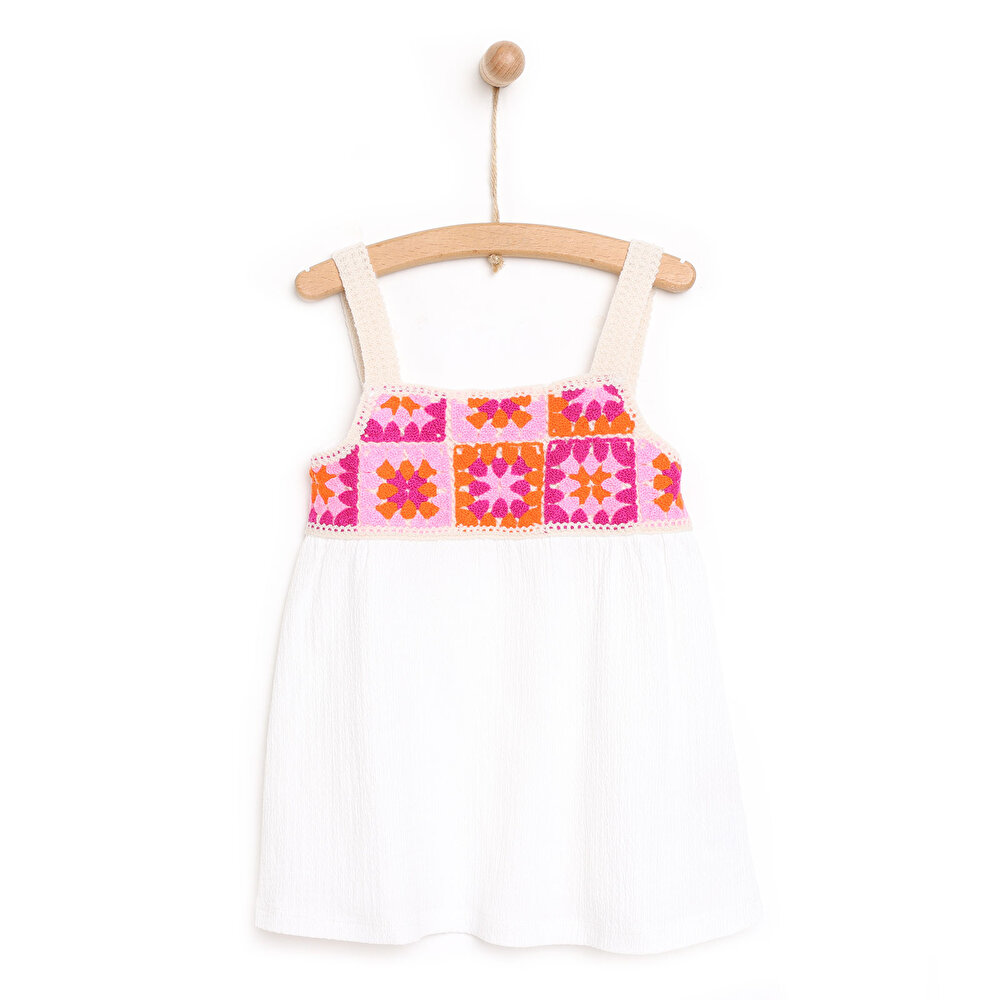 Orange Loves Pink Elbise Kız Bebek
