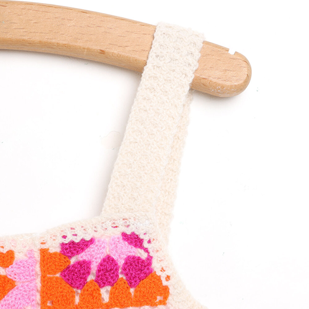 Orange Loves Pink Elbise Kız Bebek