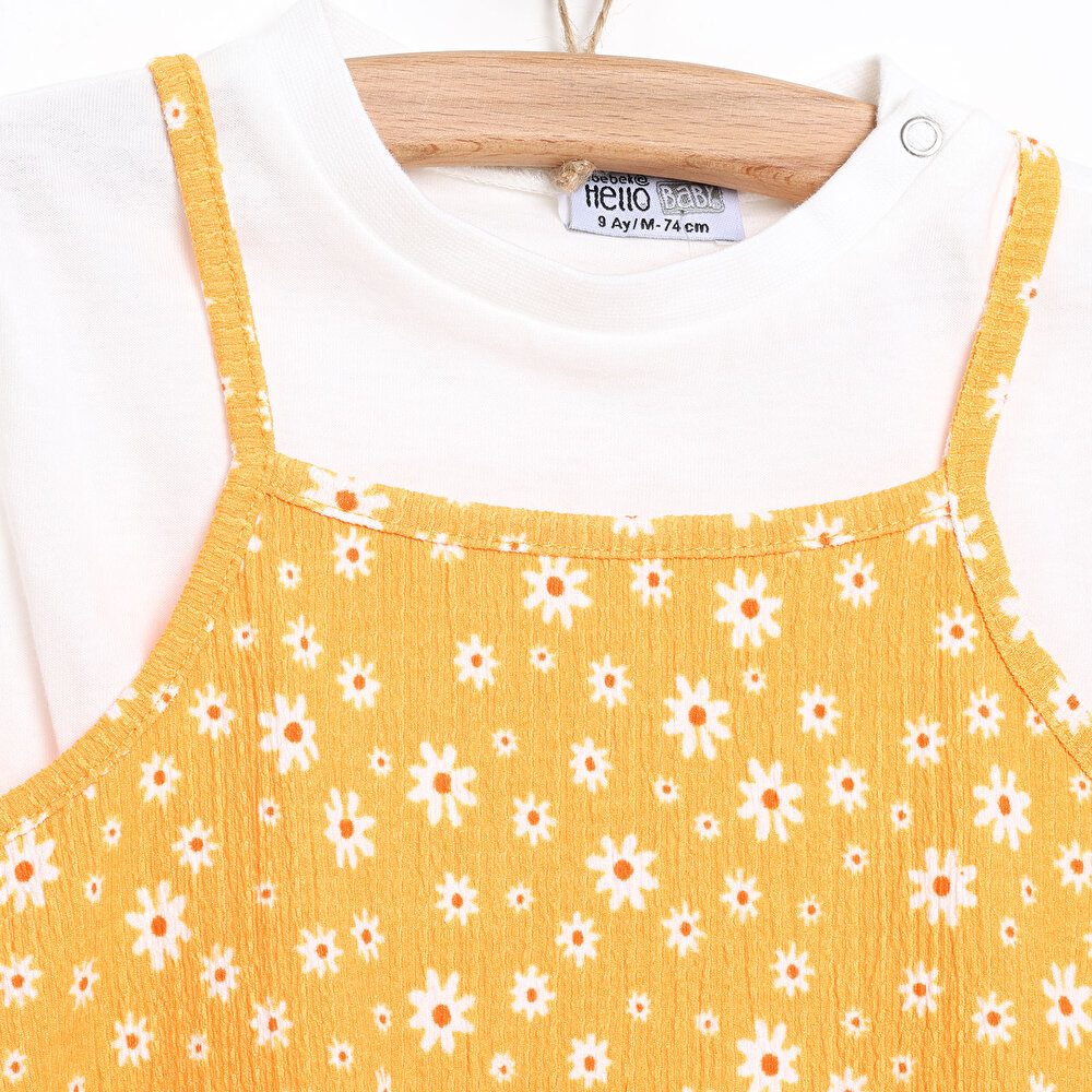 Orange Loves Pink Elbise-Tshirt