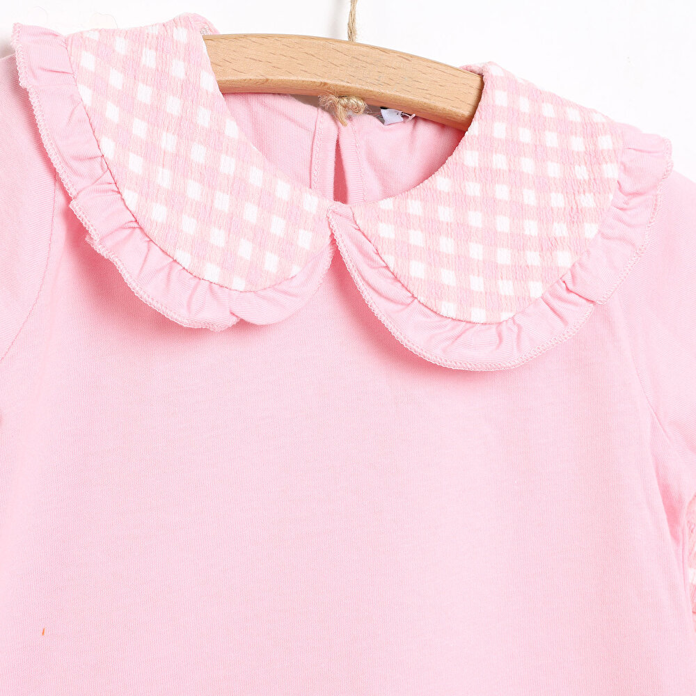 Orange Loves Pink Tshirt - Pantolon Kız Bebek