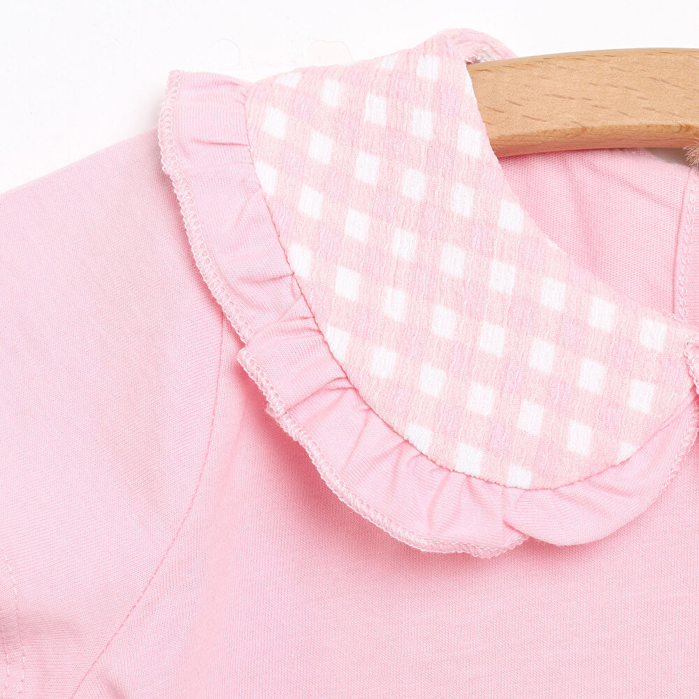 Orange Loves Pink Tshirt - Pantolon Kız Bebek