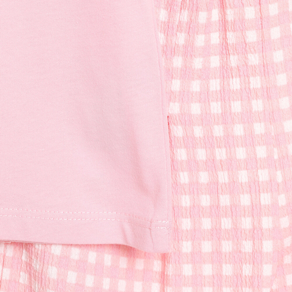 Orange Loves Pink Tshirt - Pantolon Kız Bebek