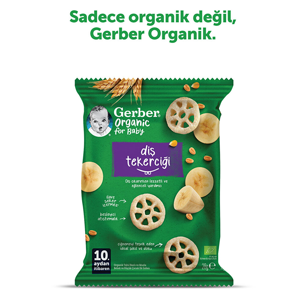 Organic Diş Tekerciği Gofret 28gr.