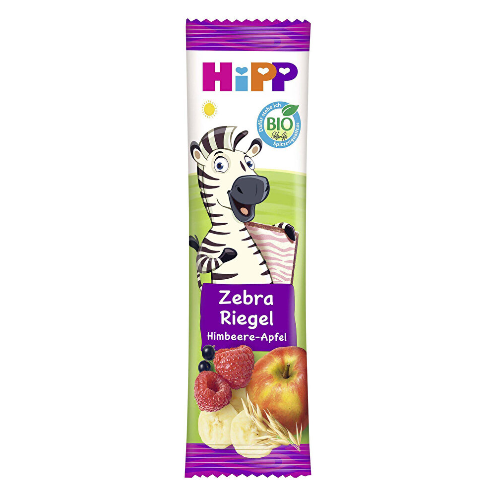 Organik Ahududulu Elmalı Muzlu Meyve Barı 23 gr.