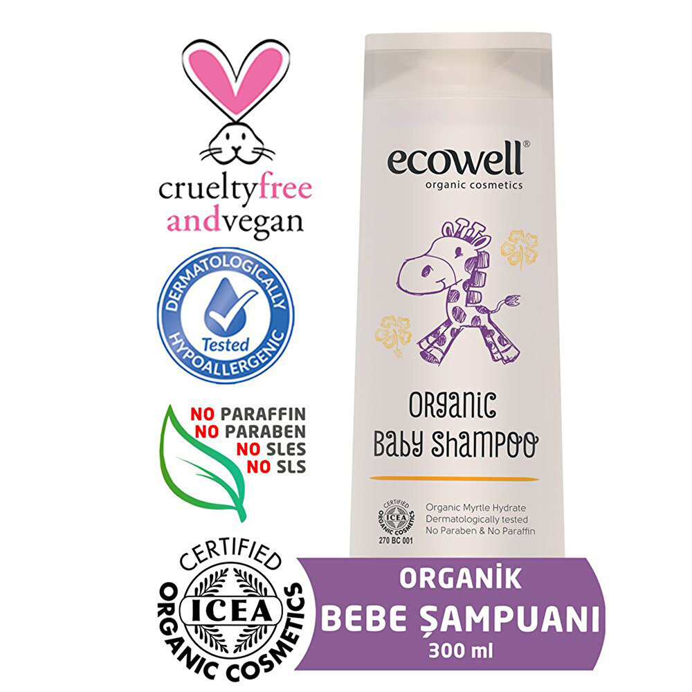 Organik Bebe Şampuanı 300 mL